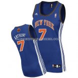 Maillot Femme New York Knicks Anthony Bleu
