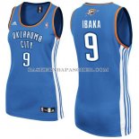 Maillot Femme Oklahoma City Thunder Ibaka Bleu