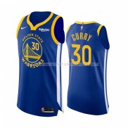 Maillot Golden State Warriors Stephen Curry NO 30 Icon Authentique Bleu