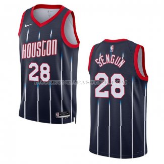 Maillot Houston Rockets Alperen Sengun NO 28 Ville 2022-23 Noir