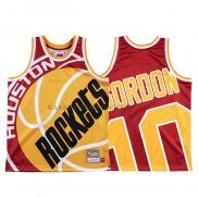 Maillot Houston Rockets Eric Gordon Mitchell & Ness Big Face Rouge