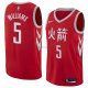 Maillot Houston Rockets Troy Williams Ville 2018 Rouge