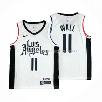 Maillot Los Angeles Clippers John Wall NO 11 Ville 2019-20 Blanc