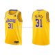 Maillot Los Angeles Lakers Austin Reaves NO 31 75th Anniversary 2021-22 Jaune