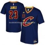 Maillot Manche Courte Cleveland Cavaliers James Bleu