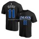 Maillot Manche Courte Dallas Mavericks Kyrie Irving Ville 2023-24 Noir