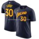 Maillot Manche Courte Golden State Warriors Stephen Curry Ville 2020-21 Bleu