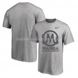 Maillot Manche Courte Los Angeles Lakers Mamba Sports Academy Gris