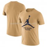 Maillot Manche Courte New Orleans Pelicans Essential Jumpman Marron