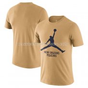Maillot Manche Courte New Orleans Pelicans Essential Jumpman Marron