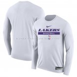 Maillot Manches Longues Los Angeles Lakers Practice Performance 2022-23 Blanc