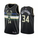 Maillot Milwaukee Bucks Giannis Antetokounmpo Statement 2019-20 Noir