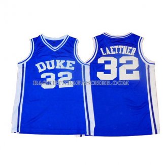 Maillot NCAA Duke Blue Devils Laettner Bleu