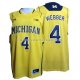 Maillot NCAA Michigan State Spartans Chirs Webber Jaune