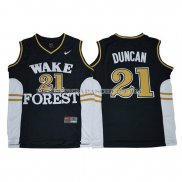 Maillot NCAA Wake Forest Demon Deacons Tim Duncan Bleu Marino