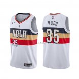 Maillot New Orleans Pelicans Christian Wood Earned Blanc