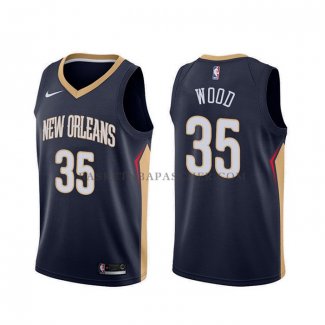 Maillot New Orleans Pelicans Christian Wood Icon Bleu