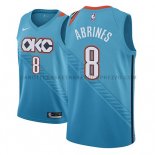 Maillot Oklahoma City Thunder Alex Abrines Ciudad 2018-19 Bleu Maillot Oklahoma City Thunder Alex Abrines Ciudad 2018-19 Bleu