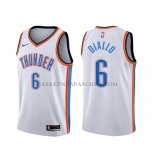 Maillot Oklahoma City Thunder Hamidou Diallo Association Blanc Maillot Oklahoma City Thunder Hamidou Diallo Association Blanc