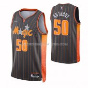 Maillot Orlando Magic Cole Anthony NO 50 Ville 2021-22 Marron