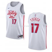 Maillot Philadelphia 76ers P.j. Tucker NO 17 Ville 2022-23 Blanc