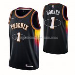 Maillot Phoenix Suns Devin Booker NO 1 75th Anniversary 2022 Noir Maillot Phoenix Suns Devin Booker NO 1 75th Anniversary 2022 Noir