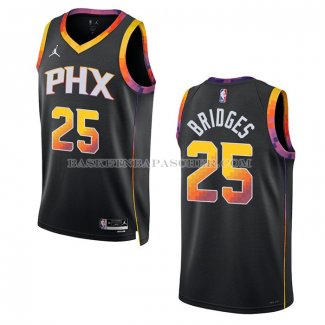 Maillot Phoenix Suns Mikal Bridges NO 25 Statement 2022-23 Noir