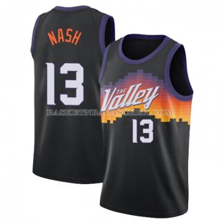 Maillot Phoenix Suns Steve Nash Ville 2020-21 Noir