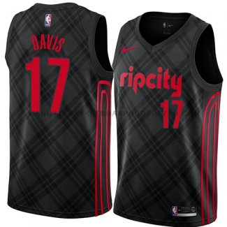 Maillot Portland Trail Blazers Ed Davis Ciudad 2018 Noir