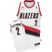 Maillot Portland Trail Blazers Matthews Blanc