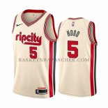 Maillot Portland Trail Blazers Rodney Hood Ville Crema Maillot Portland Trail Blazers Rodney Hood Ville Crema