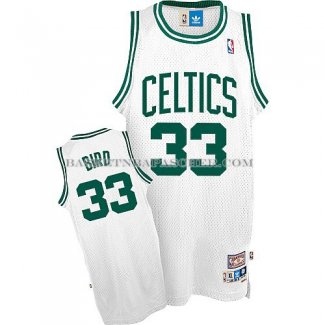 Maillot Retro Boston Celtics Bird Blanc