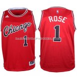 Maillot Retro Chicago Bulls Rose Rouge