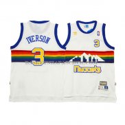 Maillot Retro Denver Nuggets Iverson Blanc