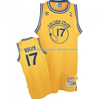 Maillot Retro Golden State Warriors Mullin Jaune