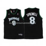 Maillot Retro Minnesota Timberwolves Sprewell Noir