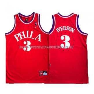 Maillot Retro Philadelphia 76ers Iverson 1964 Rouge