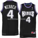 Maillot Retro Sacramento Kings Webber Noir