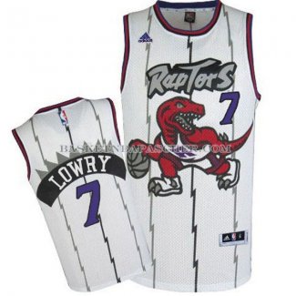 Maillot Retro Toronto Raptors Lowry Blanc