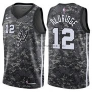 Maillot San Antonio Spurs Aldridge Ciudad 2017-18 Gris