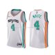 Maillot San Antonio Spurs Derrick White NO 4 Ville 2021-22 Blanc