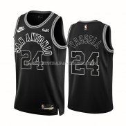 Maillot San Antonio Spurs Devin Vassell NO 24 Classic 2022-23 Noir