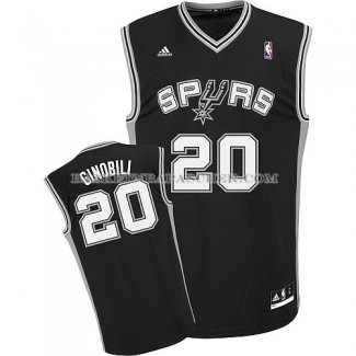 Maillot San Antonio Spurs Ginobili Noir