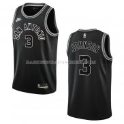 Maillot San Antonio Spurs Keldon Johnson NO 3 Classic 2022-23 Noir