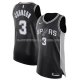Maillot San Antonio Spurs Keldon Johnson NO 3 Icon Authentique Noir