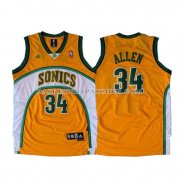 Maillot Seattle Supersonics Allen Jaune