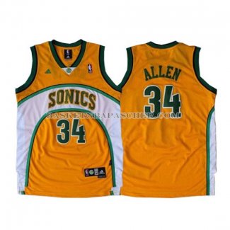 Maillot Seattle Supersonics Allen Jaune