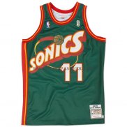 Maillot Seattle Supersonics Detlef Schrempf Historic Retro Vert