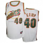 Maillot Seattle Supersonics Kemp Blanc