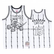 Maillot Tornto Raptors Vince Carter Concord Collection Hardwood Classics Blanc Noir
